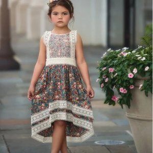 Trish Scully Child Petit Fleur Delphine Dress Size 5